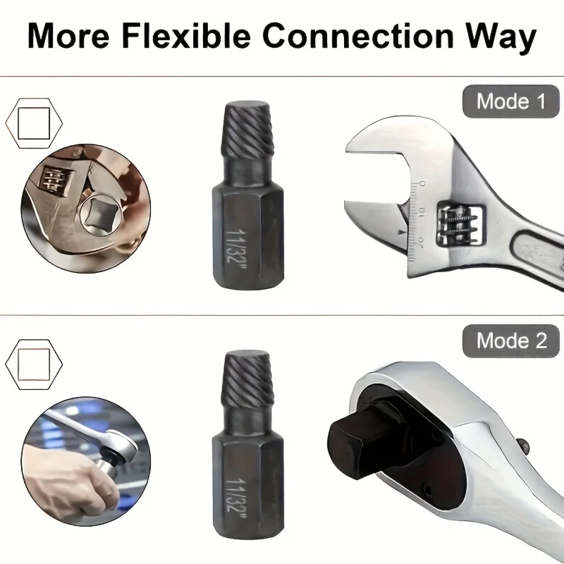 

Набор из 10 экстракторов для резьбы, усиленный, для ремонта резьбовых соединений, для удаления поврежденных, сорванших, сломанных болтов, аксессуары для дома