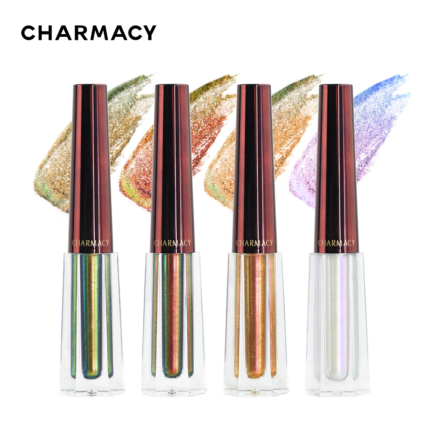 

CHARMACY Waterproof Long Lasting Chameleon Liquid Eyeshadow Glitter Shiny Eye Shadow Quick Dry Women Makeup Cosmetic