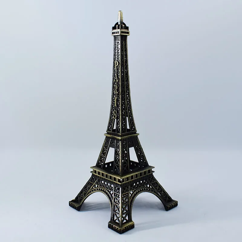 30cm Boyunda Bronz Metal Eiffel Kulesi: Ev Dekorasyonu İçin Harika Bir Hediye