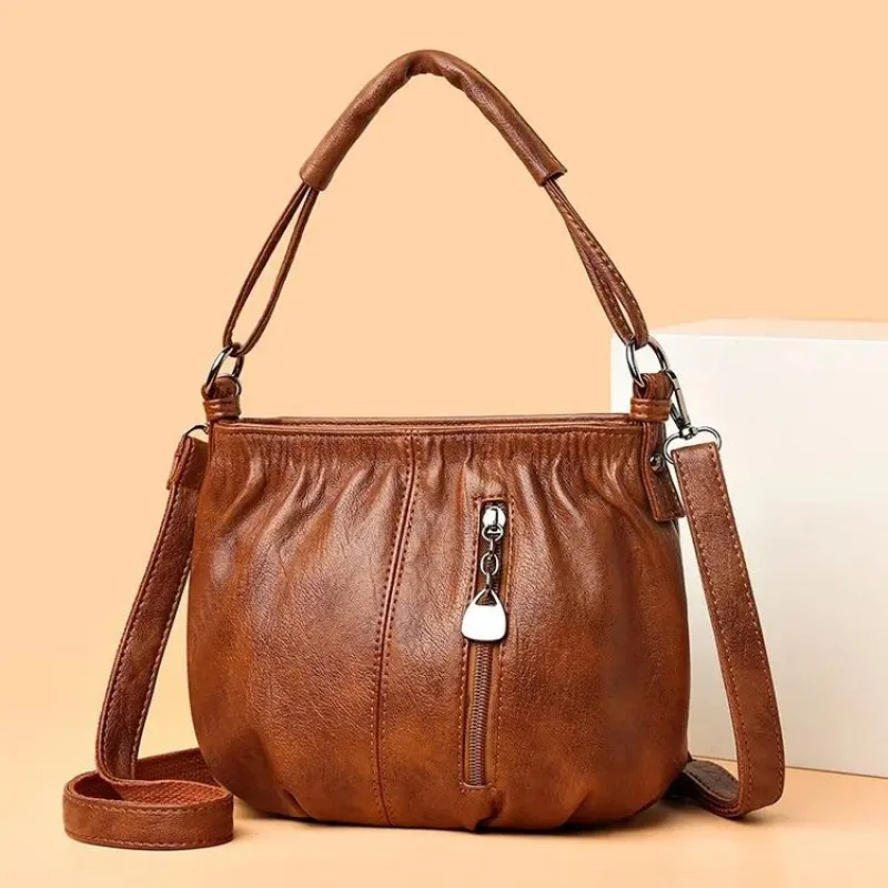 

Elegant Luxury Tote Bag Leather Crossbody Handbags For Women Ladies By Famous Designer Classic Style