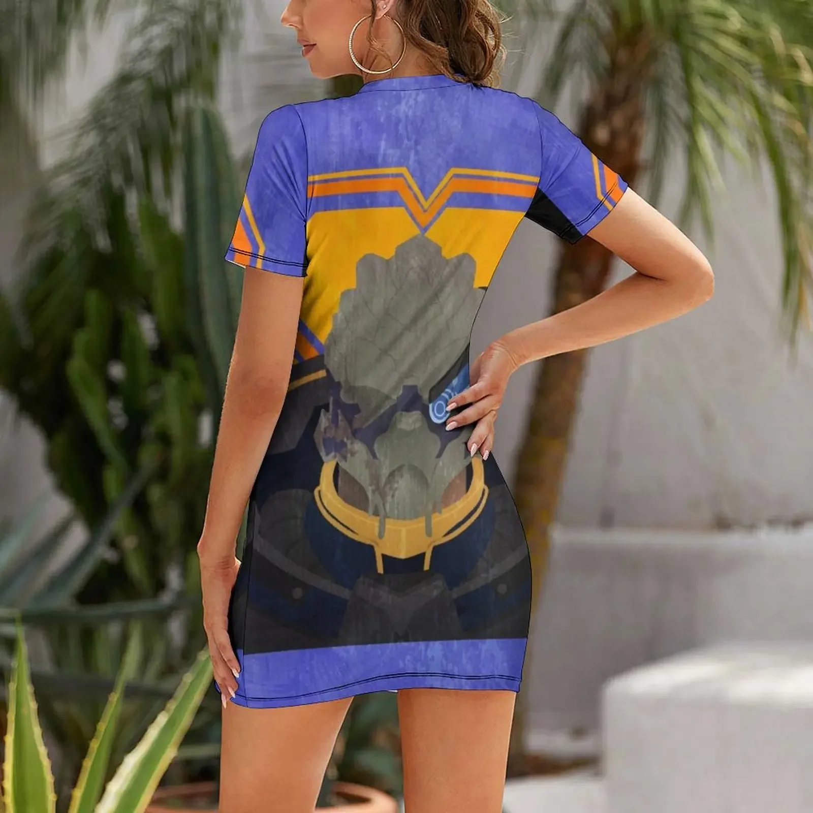 N7 Keep - Garrus Short-Sleeved Dress evening dresses luxury 2025 evening dress ladies festival outfit women dress