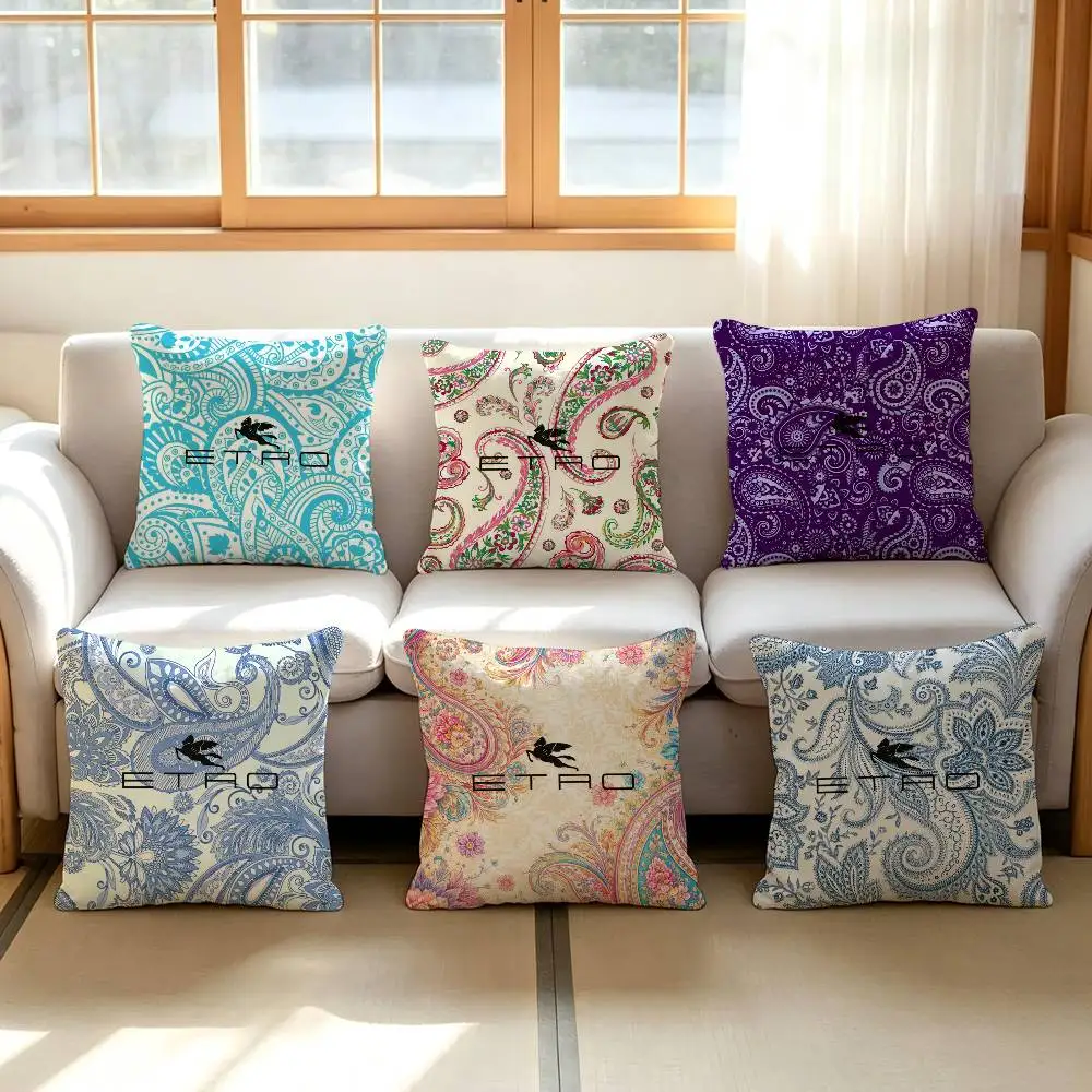 Classic Design E-Etro Cushion Cover Decorative Pillow Sofa Home Decor Case Pillow Cases
