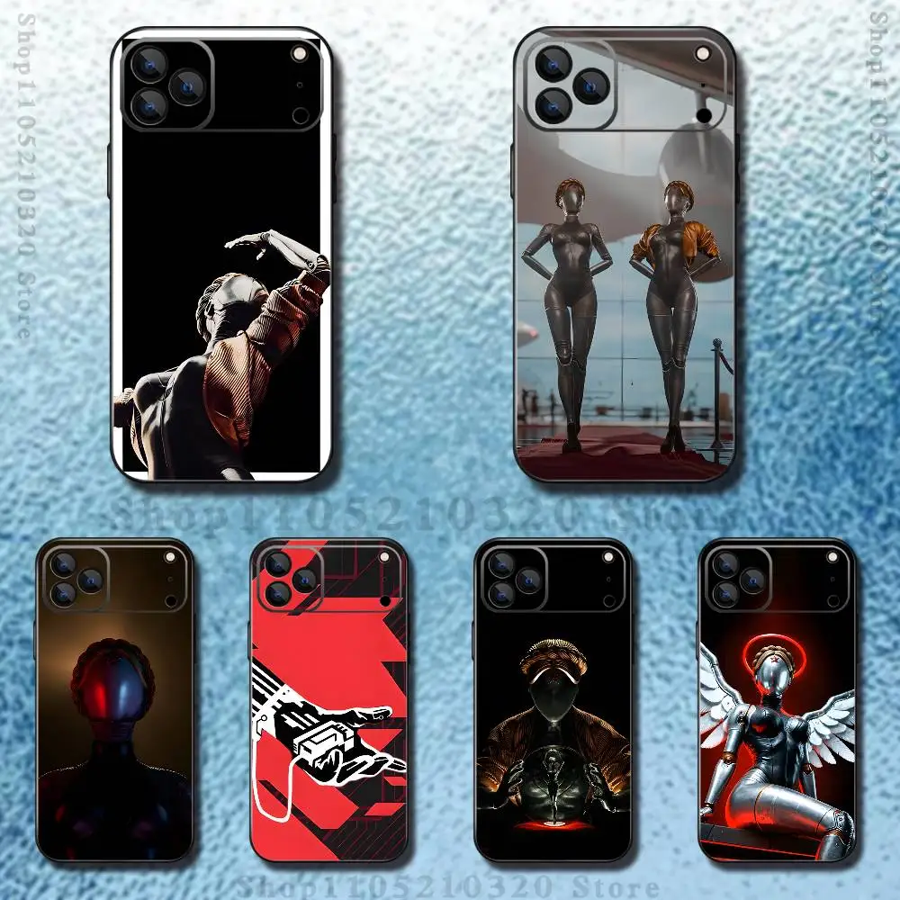

Game A-Atomic H-Heart Phone Case For iPhone 17,16,15,14,13,12,11,Pro Max,XSX,,XR,SE,Mini,8,7,Soft Silicone Black Cover