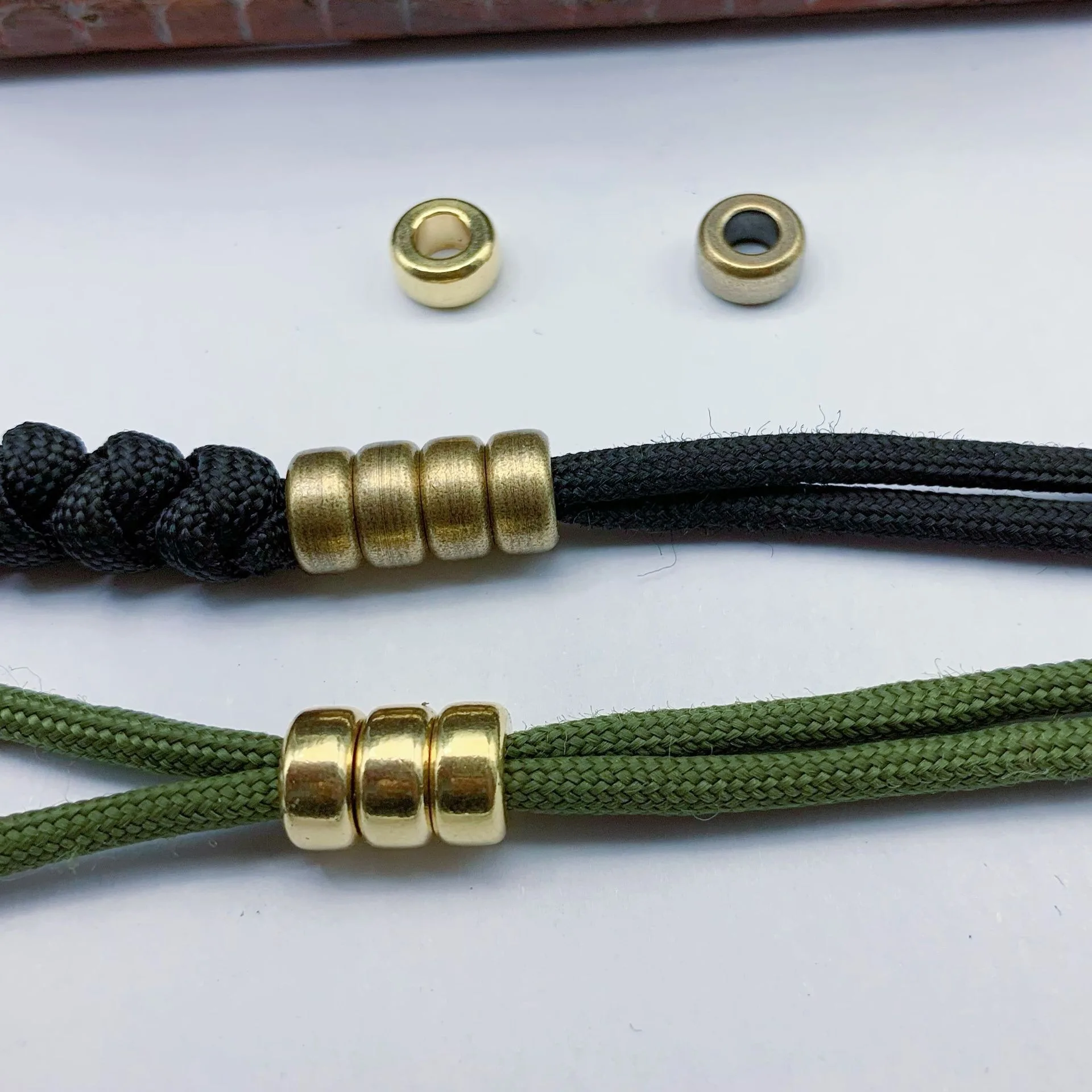 10 pezzi di ottone vecchie perline braccialetto fai da te collana accessori in rame ciondolo coltello accessori paracord EDC
