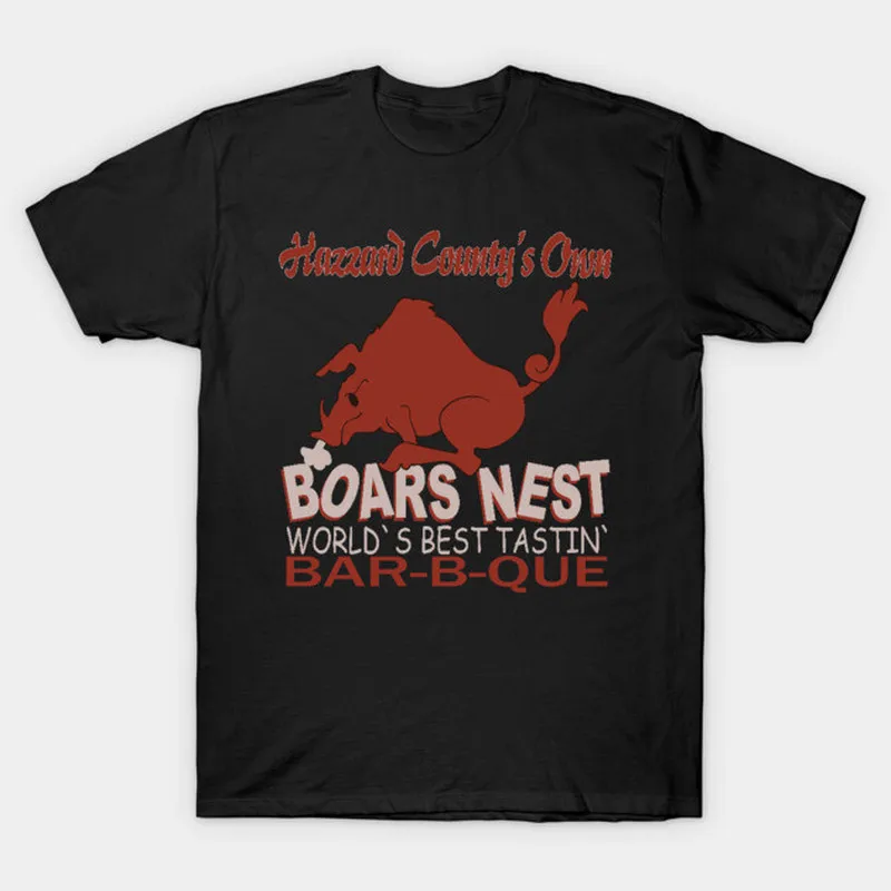 Retro Dukes of Hazzard Vintage Hazzard County Racing Graphic T-Shirt General Lee 01 Muscle Car Tee Classic Boars Nest Gift Top