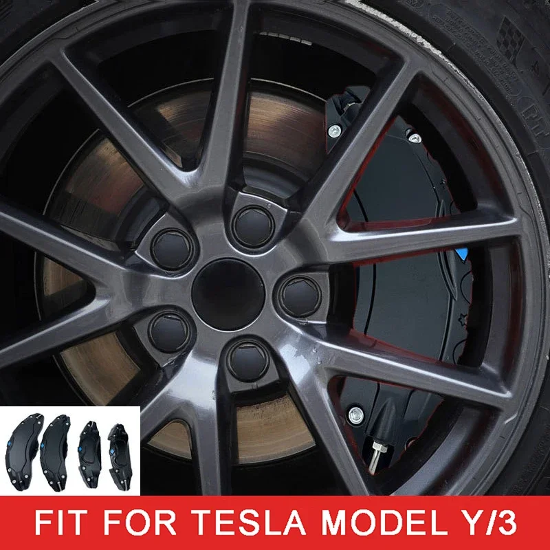 For Tesla Model 3/Y 2021-2023 18-20 inch Wheel Hub Brake Caliper Covers Aluminum Alloy Car Modification Accessories