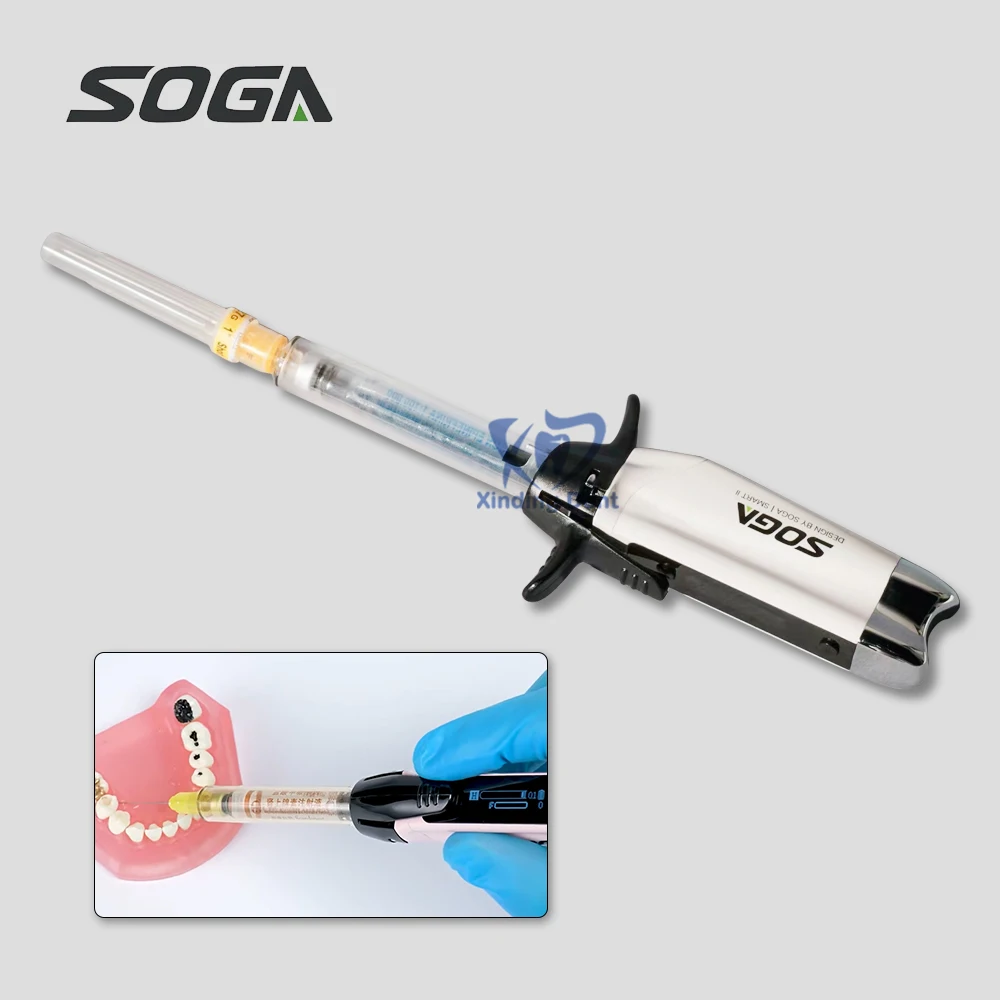 SOGA SMART II jeringa de anestesia Dental indolora pantalla LCD inyector de anestesia Local Digital dispositivo clínico de dentista