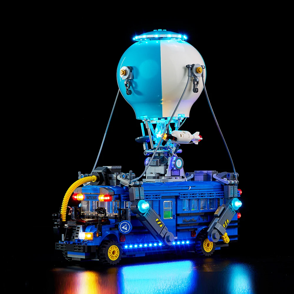 مجموعة الإضاءة لحافلة المعركة LEGO لا تتضمن مكعبات البناء (مجموعة إضاءة LED فقط)