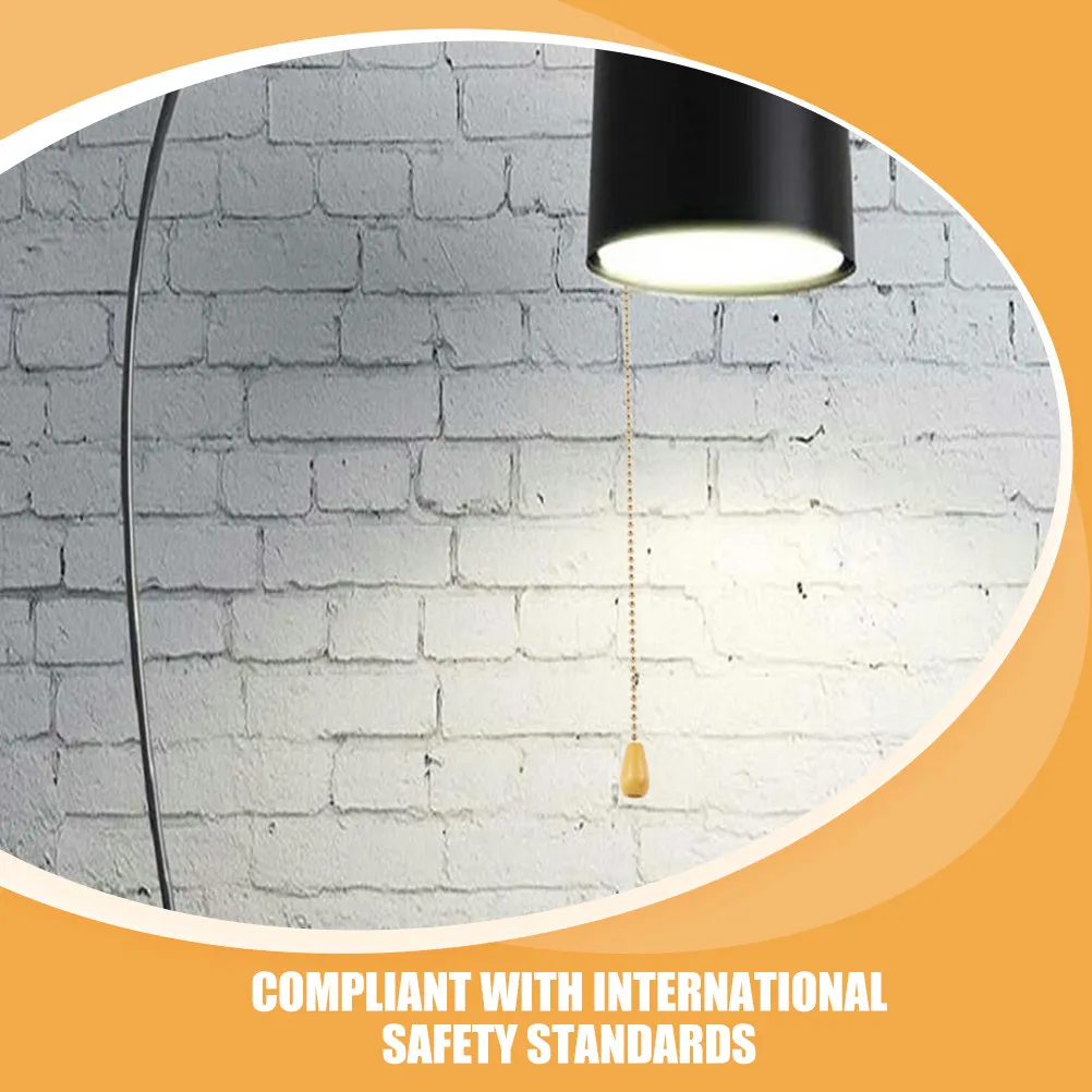 

2 шт. выключателя с цепочкой для потолочного вентилятора и настенного светильника, с декоративными цепочками, простая установка своими руками