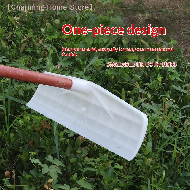 【M】Snow Cleaning Scraper Plastic Long Handle Shovel Professional Grade For Winter Snow Removal Driveway Sidewalk
