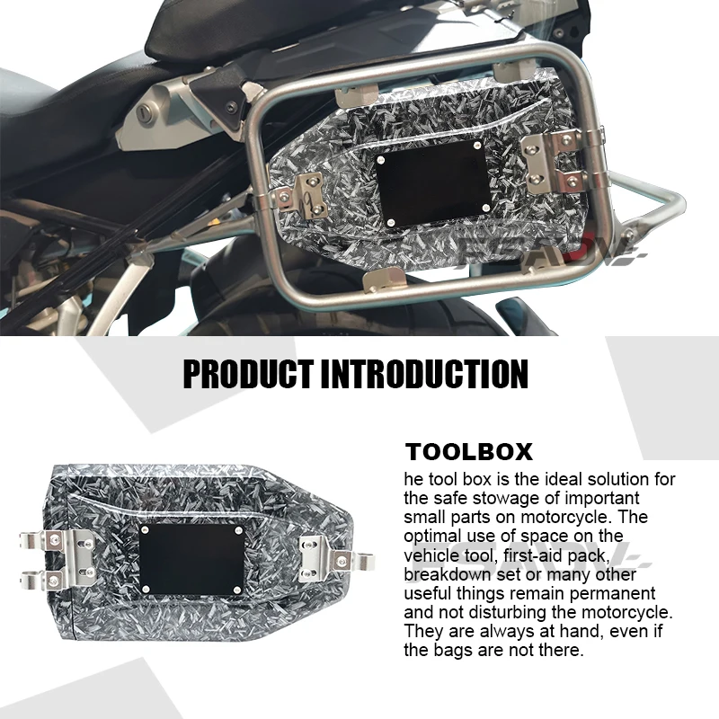 Per BMW R1250GS LC R1250 GS ADV R1200GS R 1200 GS Adventure GSA 2014-2023 2022 Moto Decorativa 4.2 Litri Cassetta degli attrezzi
