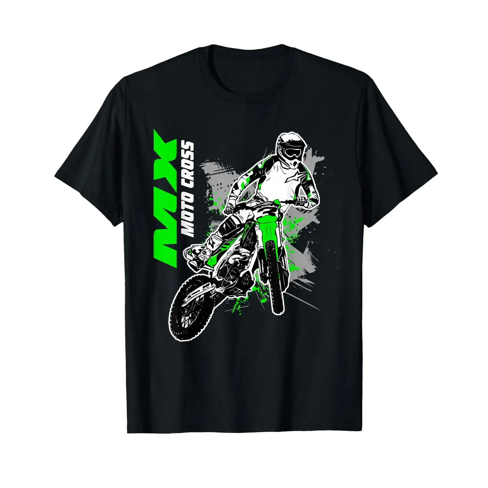 Motocross Supercross Enduro Offroad MX T Shirt vintage Washed Casual Stretched designer clothes Breathable Slightly homme