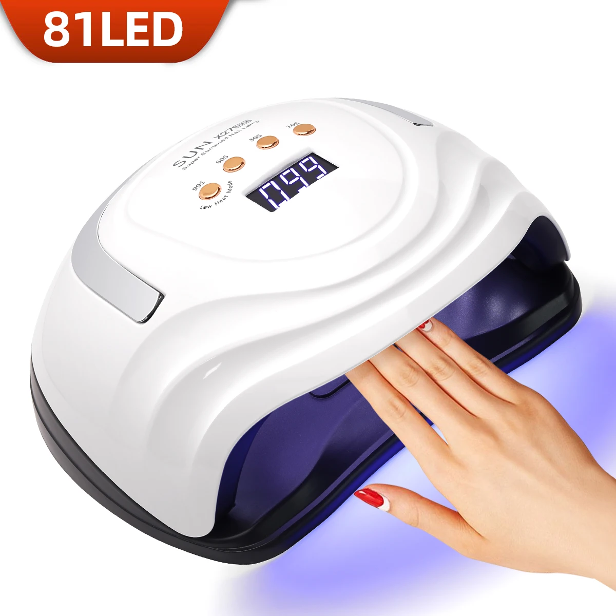 380W Uv Led Nagellamp Voor Nagels Uitharding Van Alle Gellak Met Groot Scherm Professionele Nagelapparatuur Manicure Drooglampen