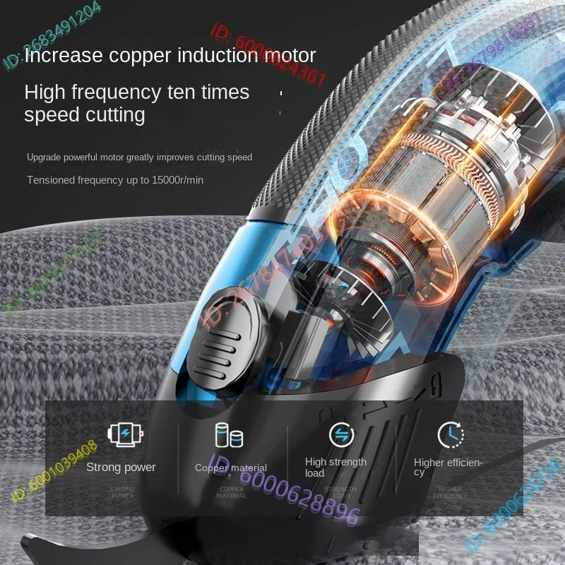 مقص كهربائي قطع القماش أدوات خياط الملابس آلة صغيرة قطع سكين أدوات يدوية قطع النسيج اليدوي #3