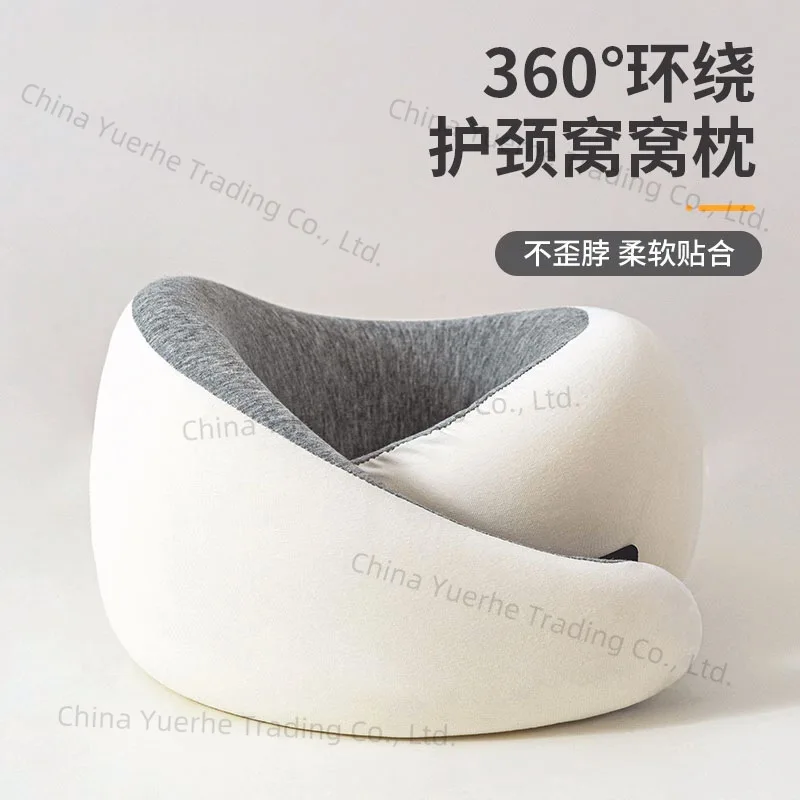 

Защита шеи U-образная подушка для путешествий на большие расстояния, подушка для самолета, подушка для шеи, позвоночника, портативная