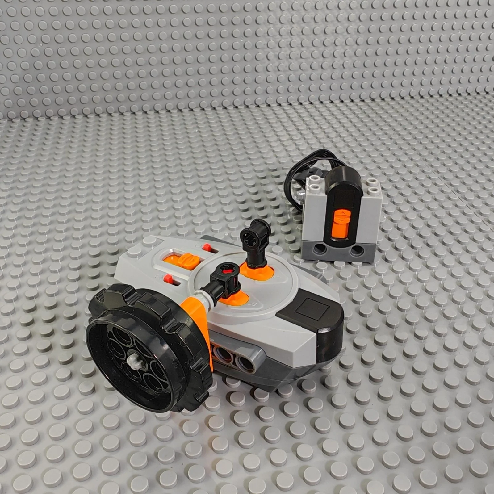 Controlador de manija de coche a la deriva, bloques de construcción técnicos, funciones de potencia, parte 58122, Control remoto, juguetes de reacondicionamiento DIY para niños