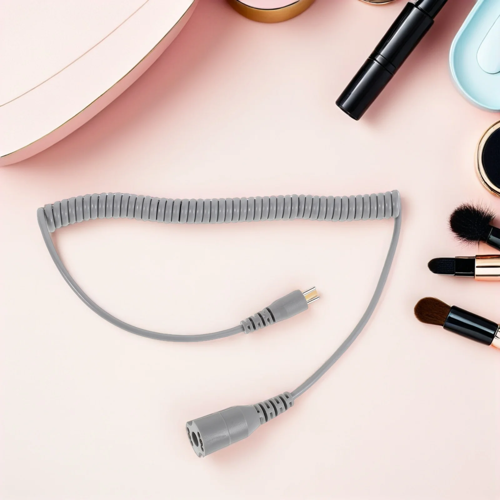 2Pcs Nail Drill Cord Replacement High Speed Motor Cable Power Supply for Electric Manicure Machine Stable Performance Compatible