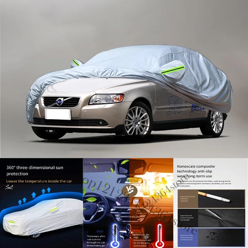 

For Volo S40 fit Outdoor Protection Full Car Covers Snow Cover Sunshade Waterproof Dustproof Exterior Car cover protection