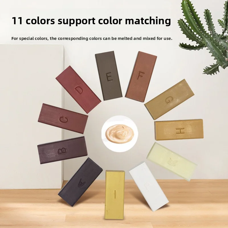 مجموعة أدوات أرضية خشبية خاصة، أداة إصلاح تركيب، مجموعة إصلاح ثقب أثاث الأرضية عبر الحدود