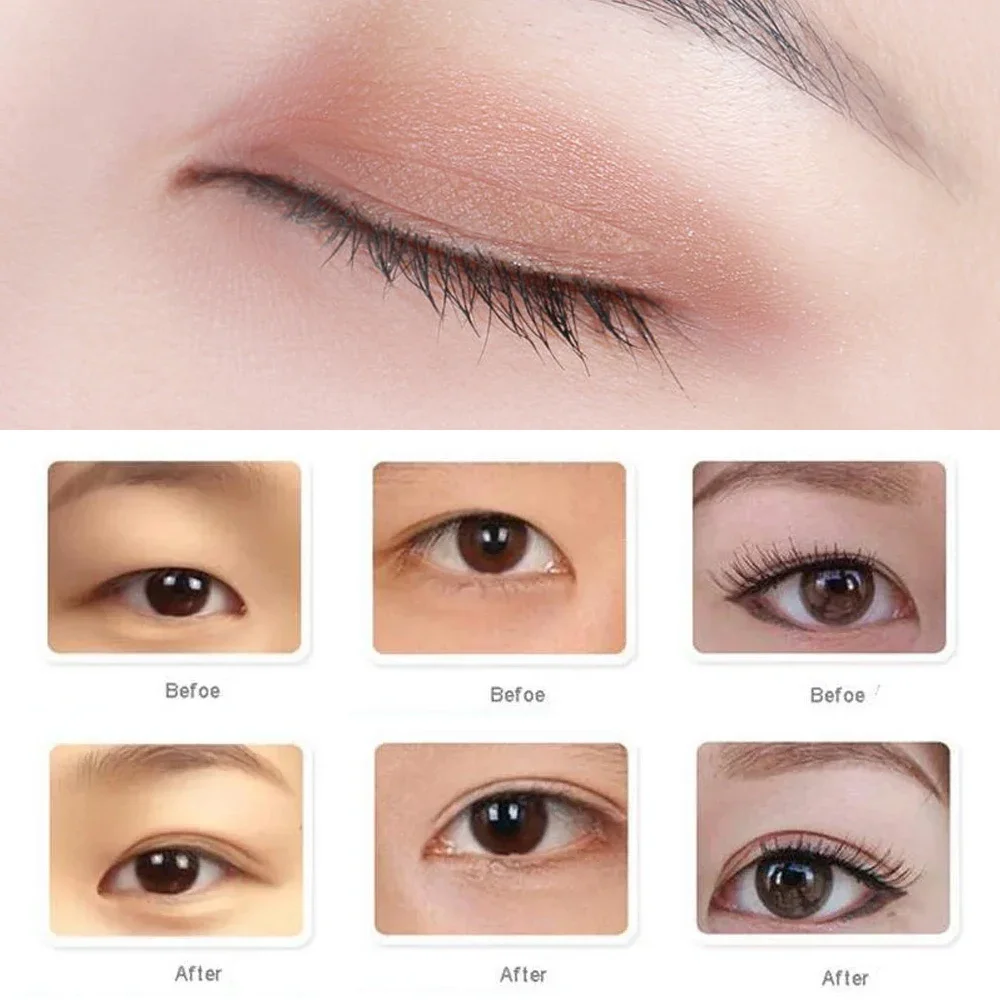 Sdotter 150 Pz/scatola Adesivi Per Palpebre Maglia Traspirante Naturale Autoadesiva Doppia Palpebra Nastro Ascensore Strisce Beige Trucco Bellezza Degli Occhi