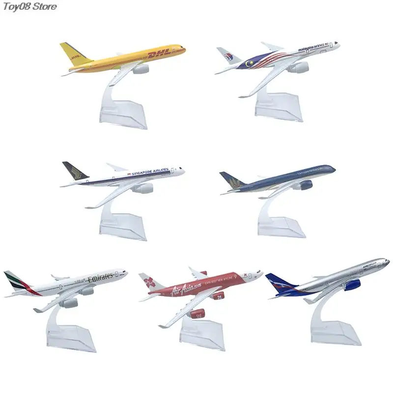16cm Die-cast Metal Airplane Air Airbus 320 350 340 330/Boeing 757 767 787 1/400 Scale Planes Model Airplane Aircraft Model Toys