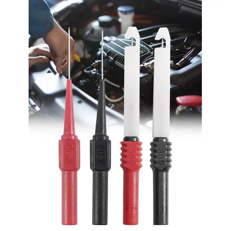 

30V Car Tip Probes Flexible Multimeter Test Leads Extension for Quick and Safe Automotive Troubleshooting
