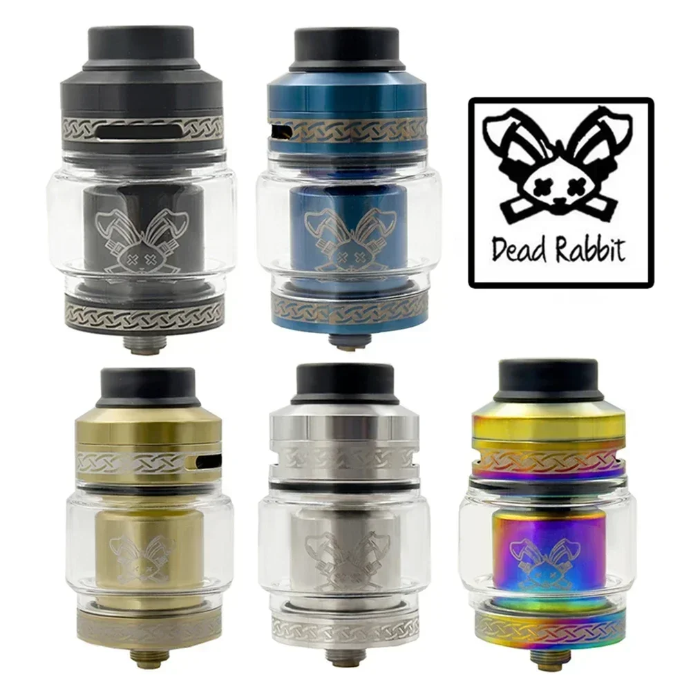 

Атомайзер Vmiss Dead Rabbit V2 RTA, емкость 5 мл, двойная катушка, диаметр 25 мм, для боксмода с резьбой 510