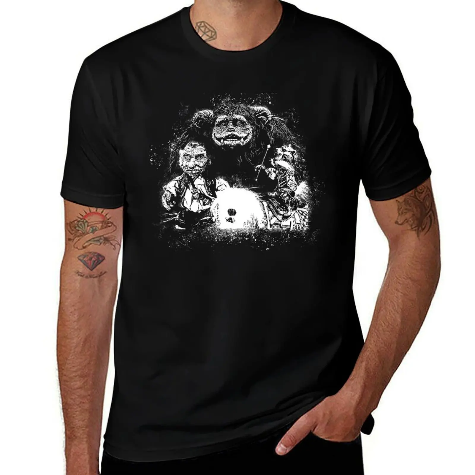 Labyrinth Heroes T-Shirt Minimal Art Print T-Shirt