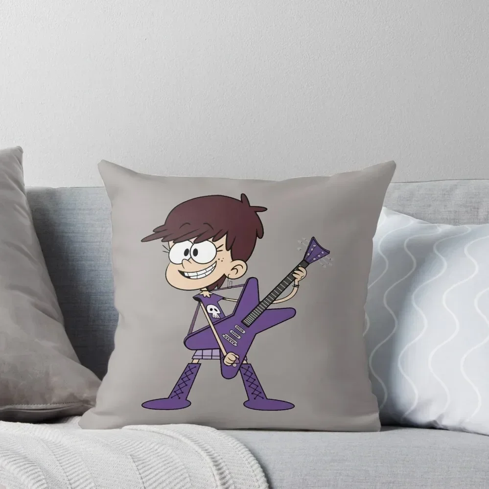 

luna loud guitar violet Throw Pillow Cushion Cover For Sofa Ornamental Pillow Sofa Decorative Covers Sofa Pillow Cover