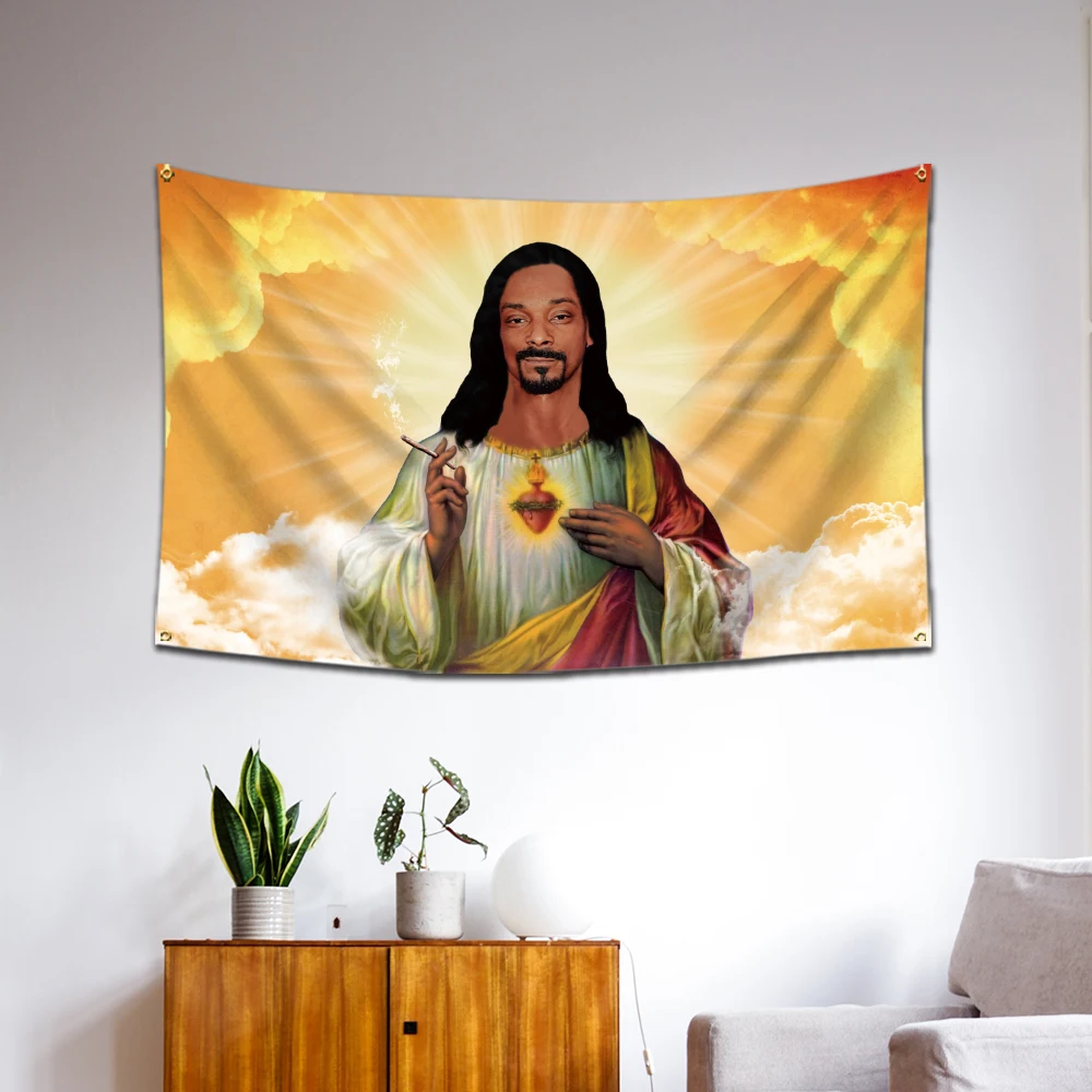 

3d Printing American Rapper Snoop Dogg Funny Home Tapestry Dormitory Wall Bed Tapestry Fan Party Tapestry Family Tapestry
