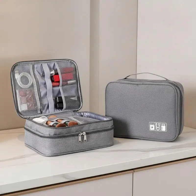 3Layer Large Capacity Barber Tool Organizer Bag Hairdressing Storage Pouch Hair Clippers Scissors Hair Styling Salon Spare Part
