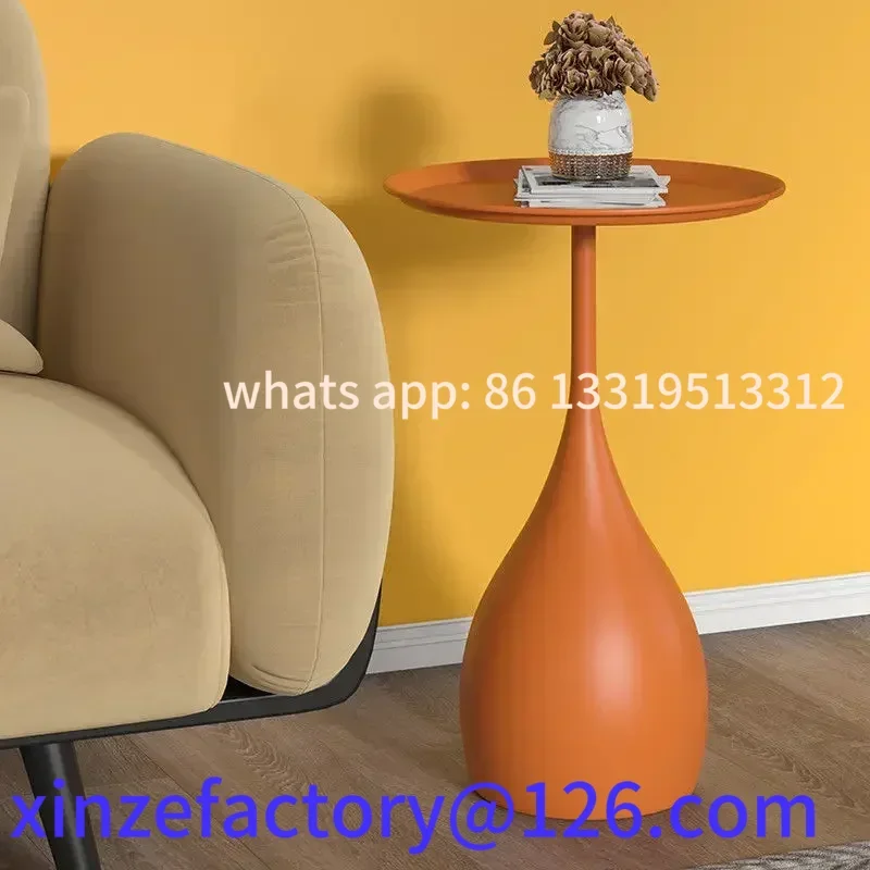 

Customizable Sofa Side Small Round Table, Coffee Table, Mini