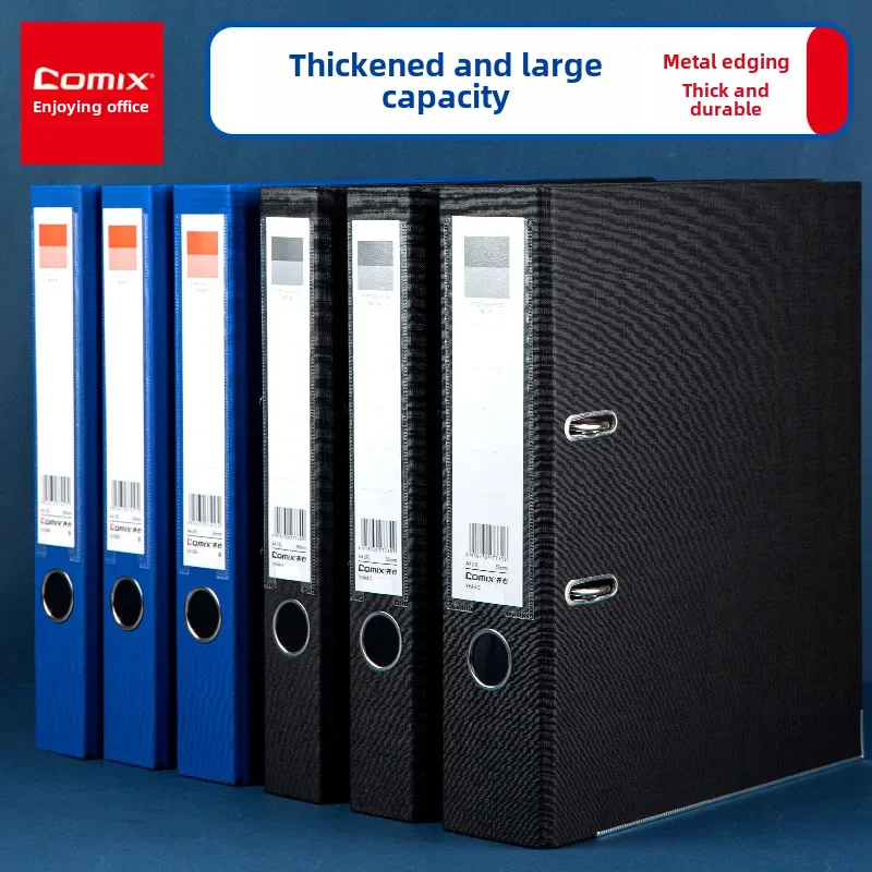 Thickened European Style Quick Labor Clip Two-hole 3-hole Loose Leaf Binder A4 Hole File Folder Wholesale Single Pack