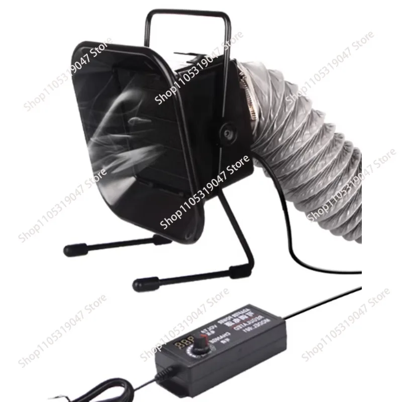 60W Adjustable Speed Solder Smoke Absorber, ESD Fume Extractor - 2M Pipe For Exhaust Ventilation