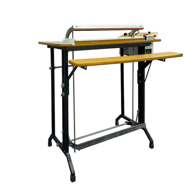 

Tape sealing machine POF heat shrinkable film foot pedal through sealing and cutting packaging PVC foot pedal packaging hea