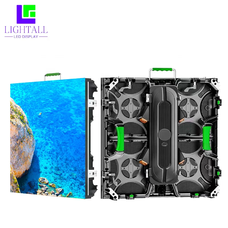 Easy Maintenance 4K 8K LED Screen Display OEM ODM  CE FCC ROHS IP65 P3.9 500*500mm LED Display Screen LED Video Wall