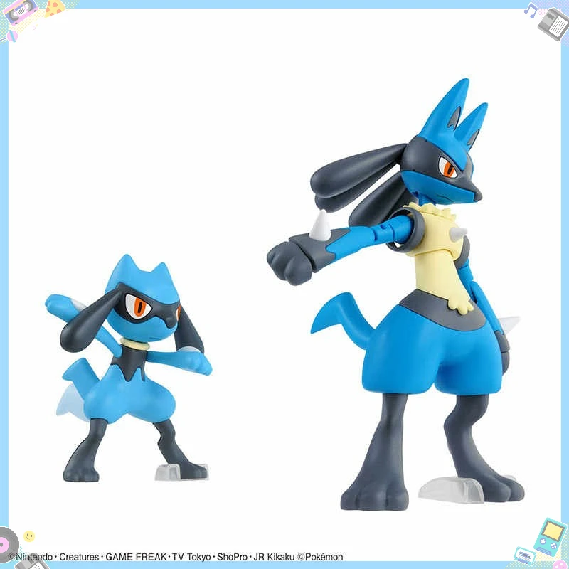 original-genuino-bandai-namco-pokemon-plamo-colecciOn-select-series-44-riolu-y-lucario-en-stock
