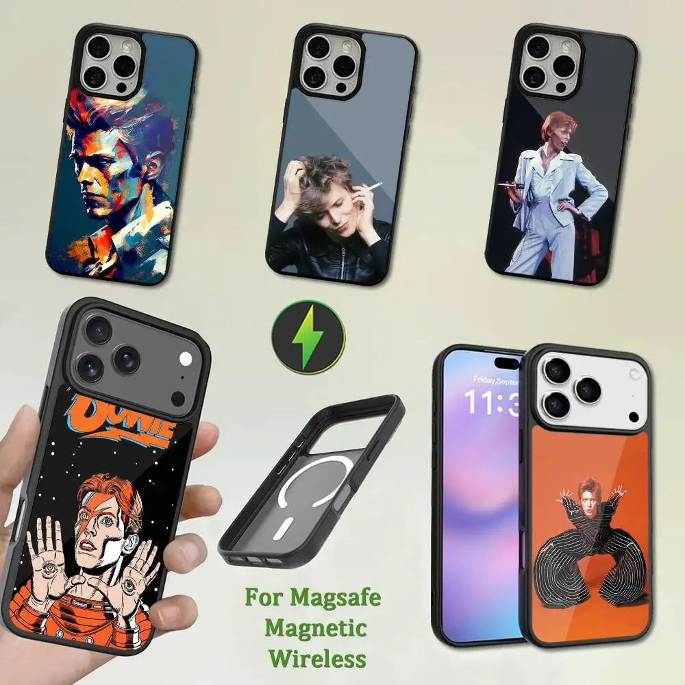 

Singer D-David B-BOWIE-S Phone Case For iPhone 13,12,11,16,15,17,14,Pro,Max,Plus,Mini,Magsafe,Magnetic Wireless Charging