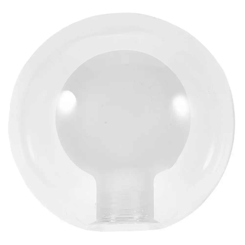 

Двухслойный прозрачный стеклянный абажур-шар диаметром 5,9 дюйма для подвесного светильника, современный минималистичный дизайн для гостиной