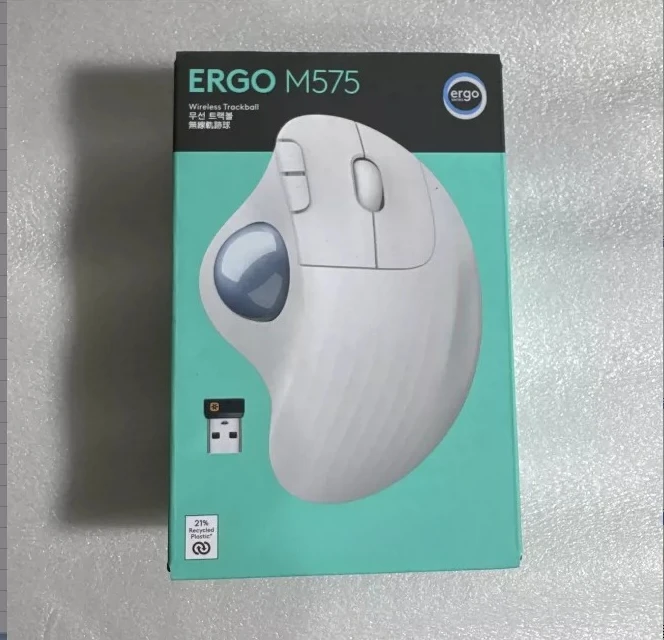 For Logitech Ergonomic Series ERGO M575S Wireless Bluetooth Mouse Trackball Professional CAD Accurate Drawing