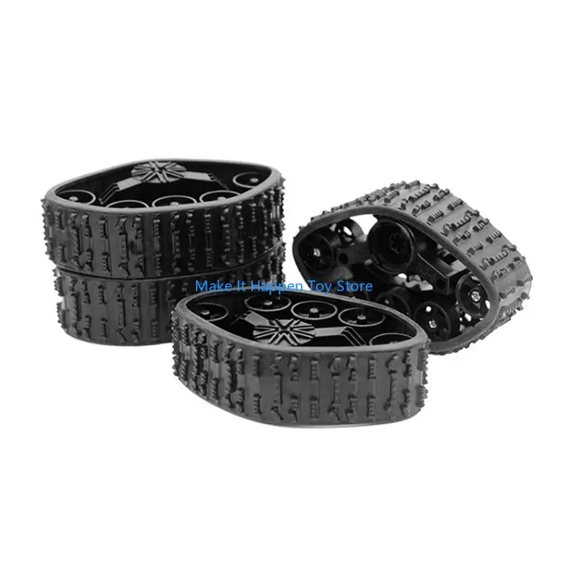 28EC Pneus chenilles en caoutchouc Pneus robotes durables Roue en caoutchouc pour mise à niveau des accessoires mise