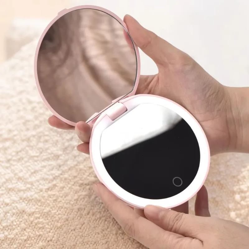 

Smart Portable Light Emitting Diode with UV Camera UV Mirror Makeup Mirror