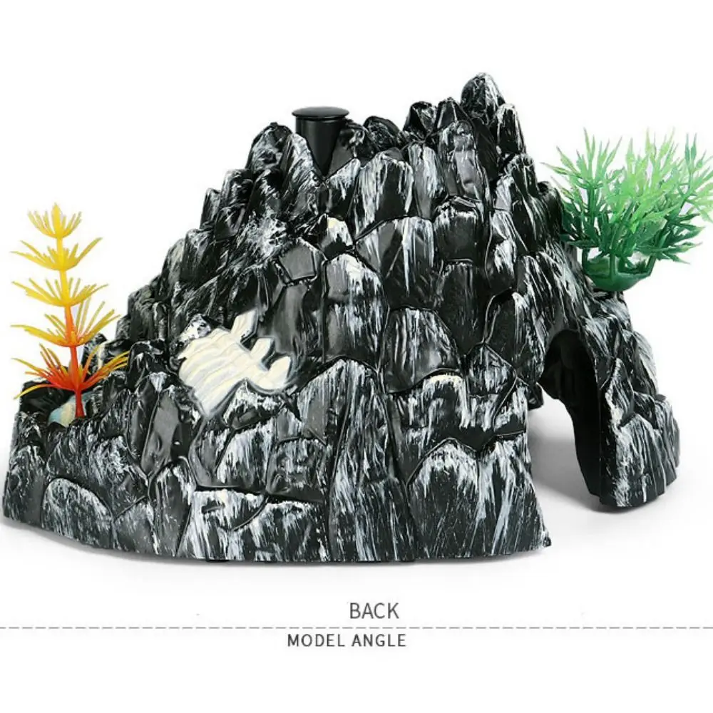 PVC Spray Volcano Model Light Electric Safety Material Dinosaur Simulation Volcano Dinosaur Sound Simple Installation