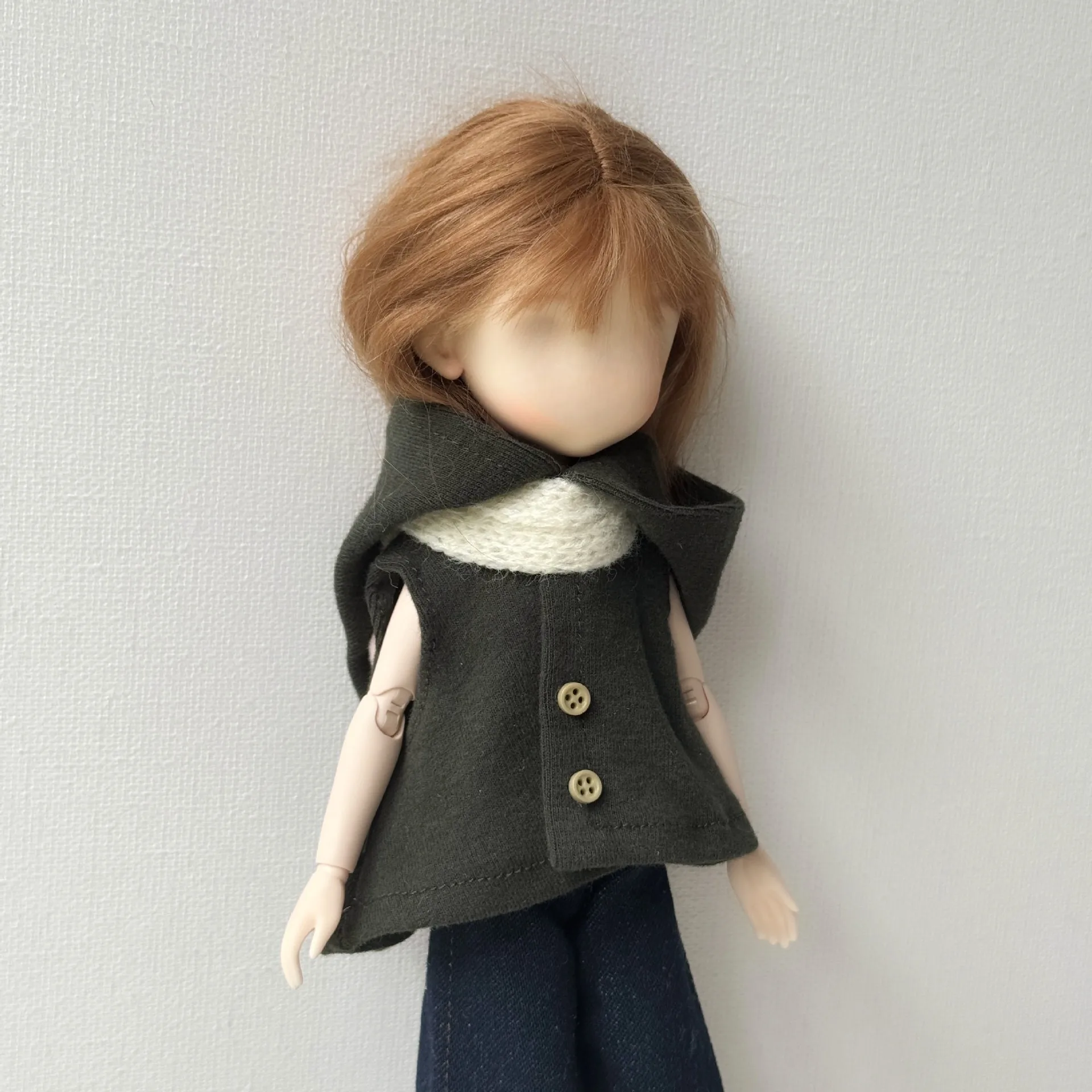 6 Styles Knitted Cape Cloak And 5 Colors Striped Scarf Set for 1/6 Scale Jointed Doll DIY Winter Outfit Accessories