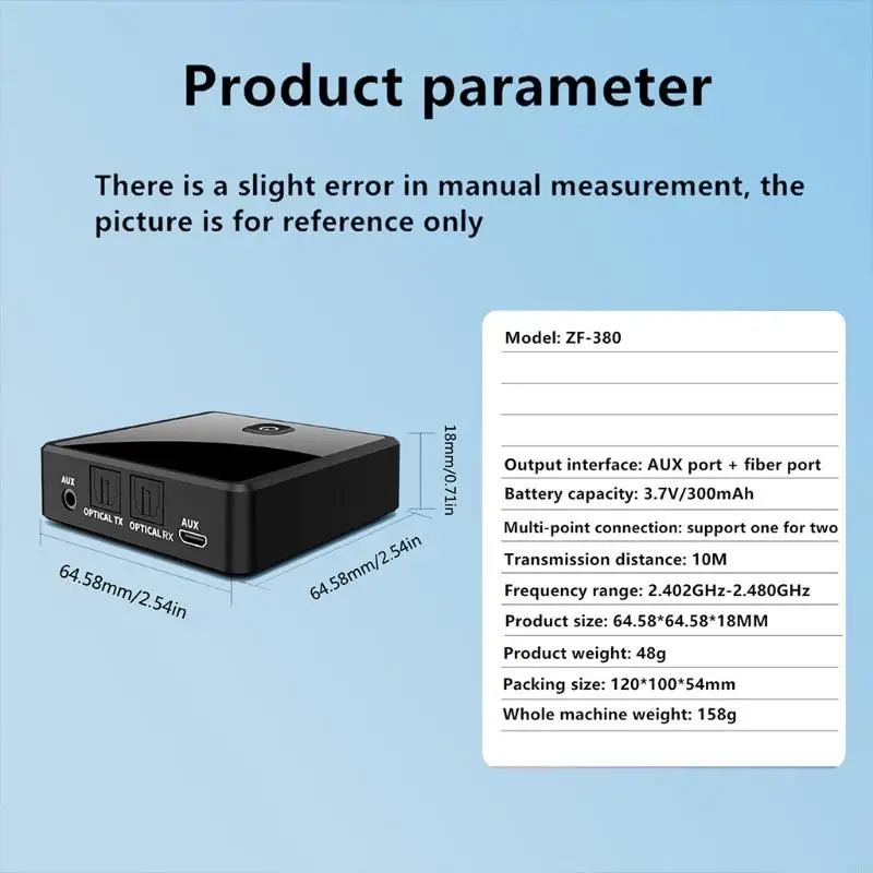 G8DB Receiver Transmitter for Sound System Receiver Music Wireless
