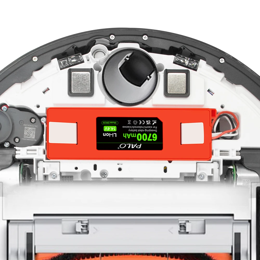 14.4V 6700mAh Robotic Vacuum Cleaner Replacement Battery For Xiaomi Roborock S55 S60 S65 S50 S51 S5 MAX S6 Parts BRR-2P4S-5200S