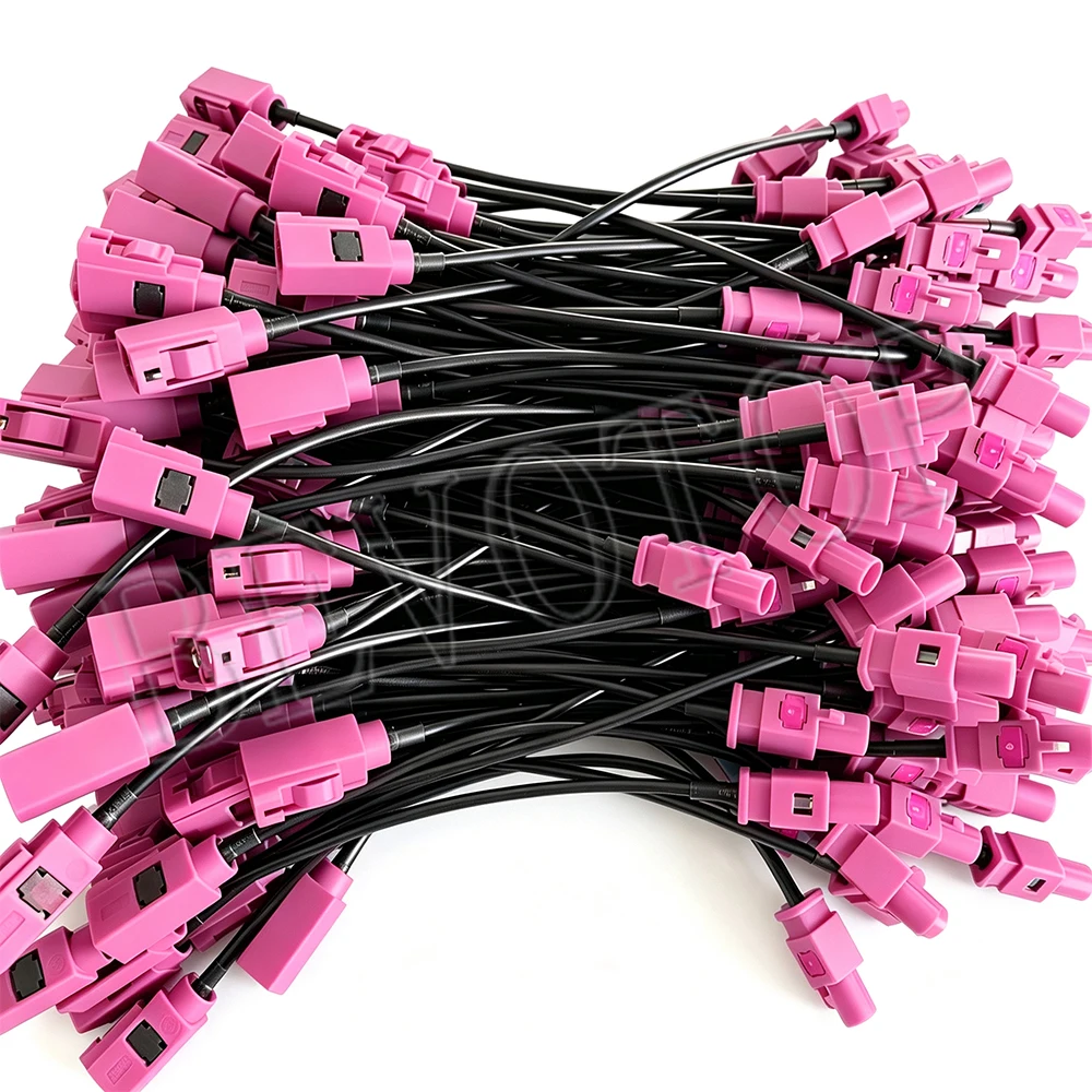 1PCS RG-174 Violet Fakra H Male/Female to Fakra H Connector RAL4003 RG174 Pigtail for GPS Navigation Extension Cable Jumper