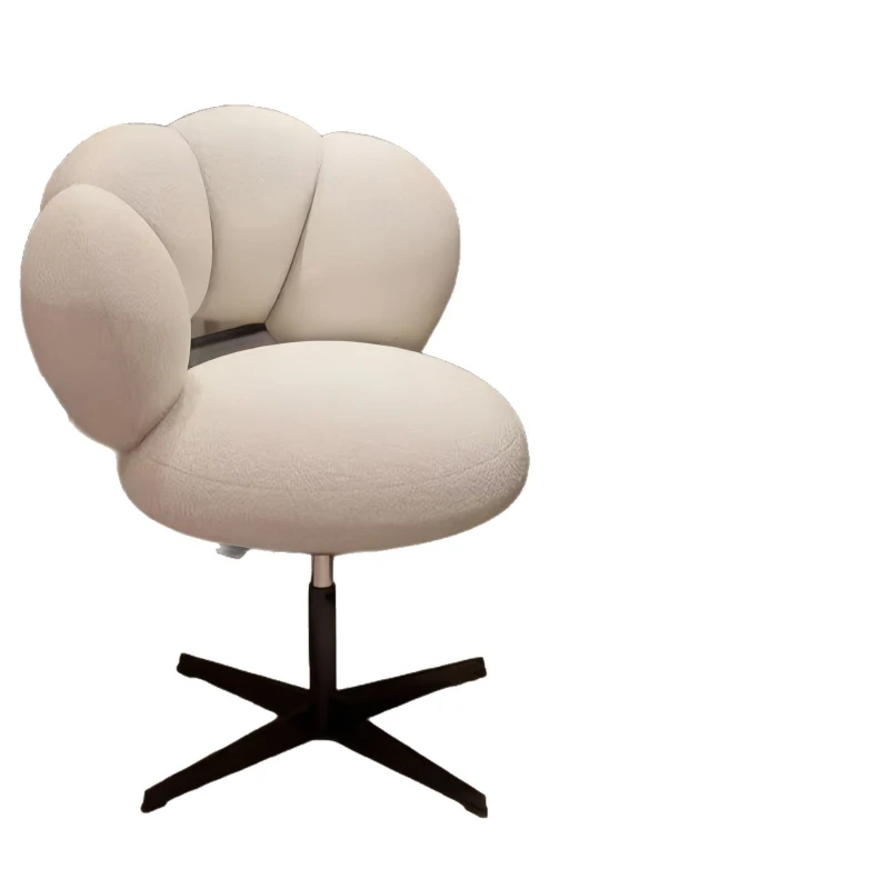 Household bedroom dresser stool, liftable rotating computer chair, comfortable sedentary back chair