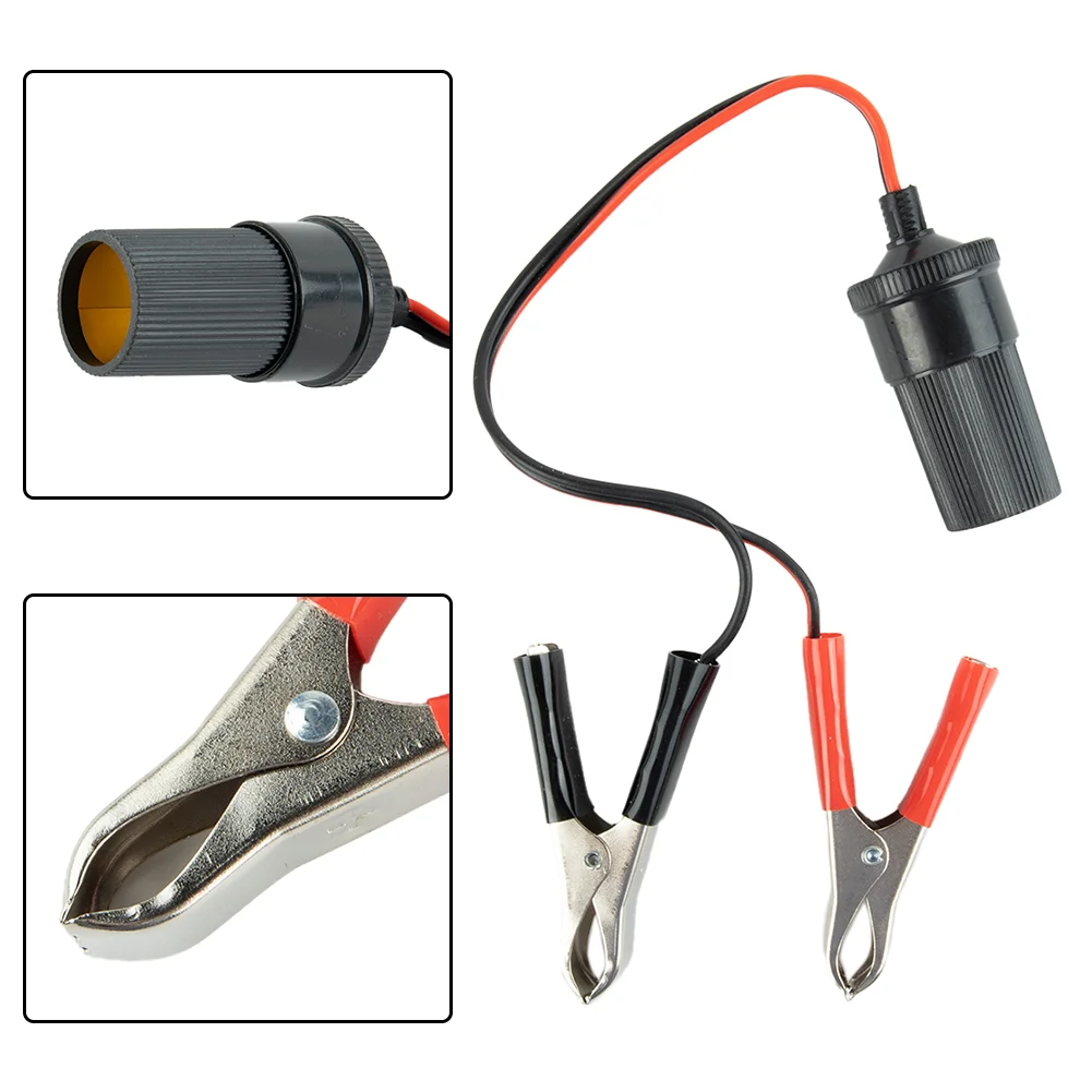 Cable Clamp Car Battery Black+Red+Copper Crocodile Clip Female Plastic+Metal 1 Pcs 12V-24V Accessories High Quality