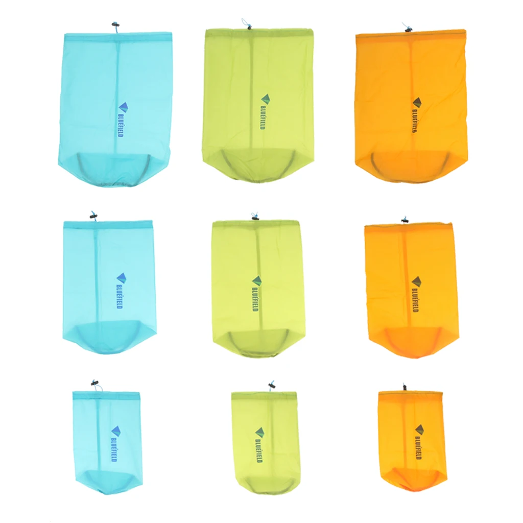 

Waterproof Storage Pouches Nylon Cord Bag Storage Bag Travel Drawstring Bag Outdoor Portable Dry Bag Fishing Rafting Swimming